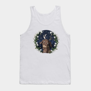 Jackalope Floral Frame Tank Top